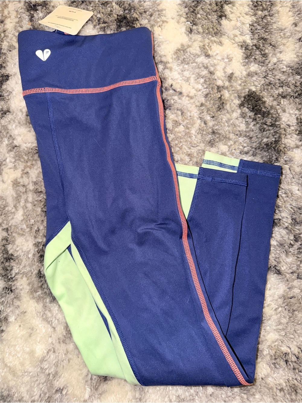 Girls' Fabletics High Waisted Leggings 7/8 L